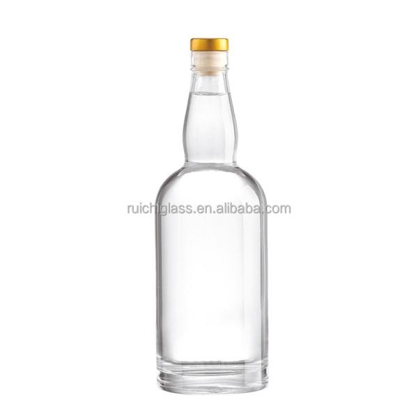 Garrafa de vidro de 500 ml e 750 ml com cortiça Última adição à sua coleção de bar