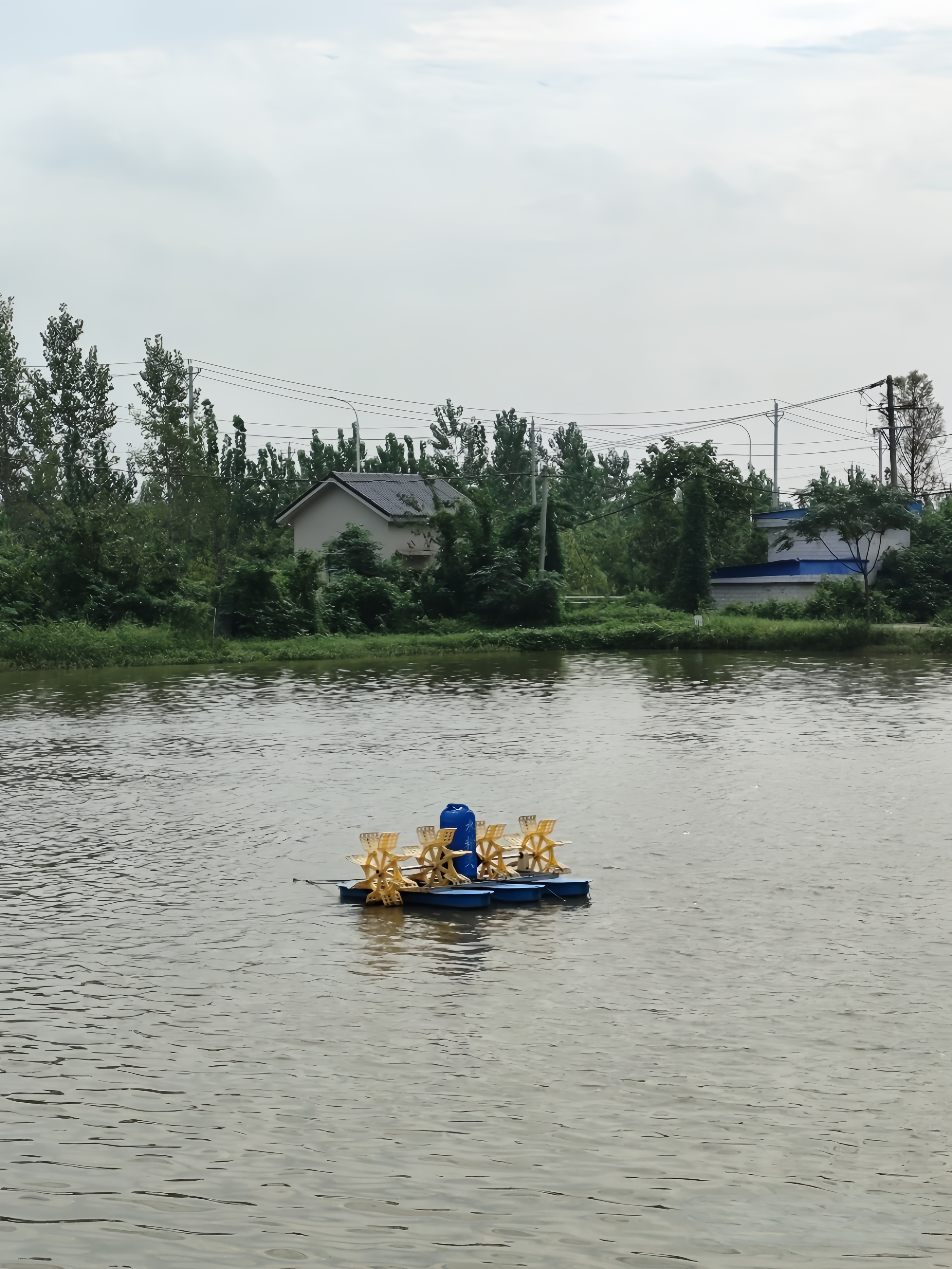 1.5KW 2HP Paddle Wheel Aerator Impellers Water Wheel Pond Paddle Aerator for Fish and Shrimp Aquacuture Farming Pond