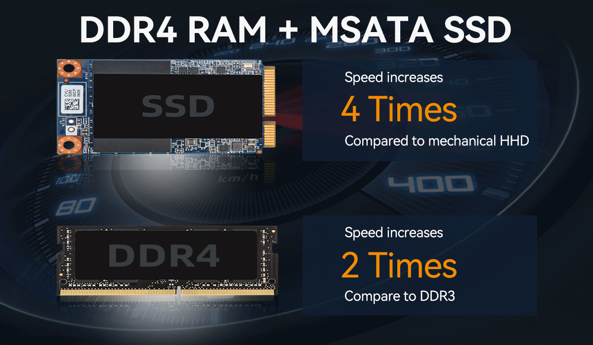 Intel Celeron J1900 Промышленный компьютер без вентилятора с двойным COM GPIO и DDR3L 8G