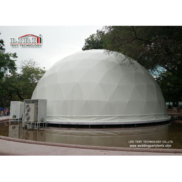 Сталь и событие ПВК геодезическое придают куполообразную форму: шатер для фестиваля пива, шатер купола укрытия гео