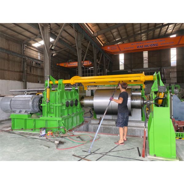 High Accuracy Metal Sheet Slitting Line With Fast Change Twin Slitters