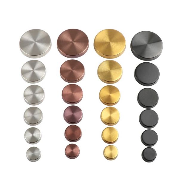 Plating Finish Brass Material Swivel Mirror Screw For Advertising Solutions