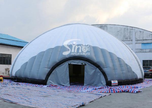 Outdoor 15m Dia. giant inflatable dome tent with removable doors from Sino Inflatables