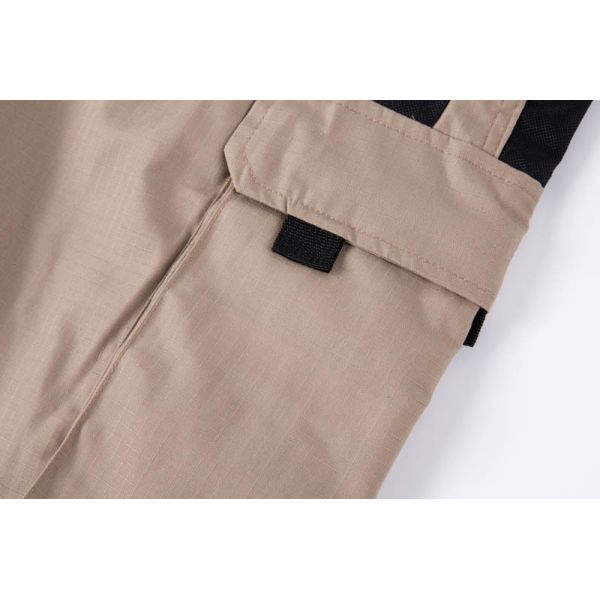 Water-Resistant Outdoor Work Pants with Adjustable Waist Straps and Zipper Cargo Pockets Tactical Cargo Pants