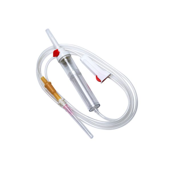 Universal Disposable Blood Transfusion Set – Compatible with Blood Bags for Efficient Blood Flow