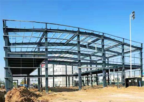 A estrutura ASTM A36 do quadro do metal pré-fabricou construções do armazém no aço