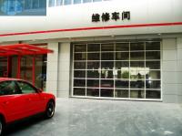 Thermal Insulated 40mm 0.35mm Steel Full View Garage Doors