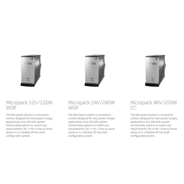 Eltek Micropack System 120W1000W 12V 24V 48V options with compact controller P/N: 241120.911 P/N:  241120.920  P/N: 241120.901
