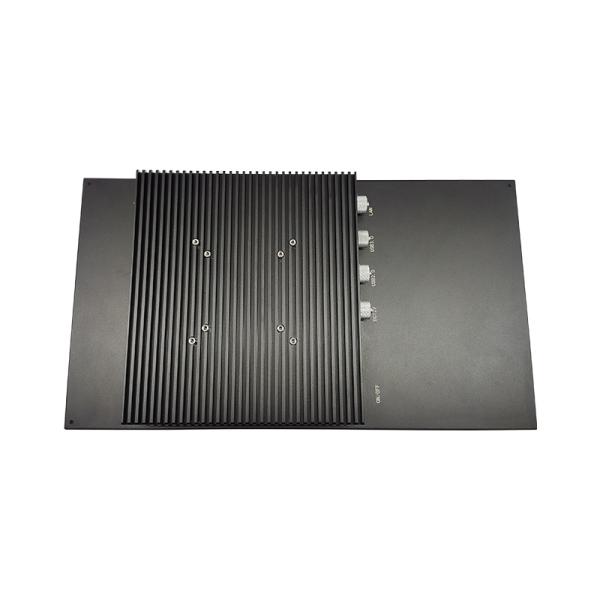 Ordinateur tout-en-un industriel tactile capacitif de 15,6 pouces, haute luminosité 1000 nits, entièrement étanche IP65, avec lecteur de carte RFID, module d'empreintes digitales, caméra, haut-parleur
