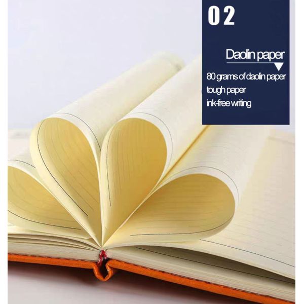 Macaron Colored A5 PU Leather Journal Notebook For Business Office Planning