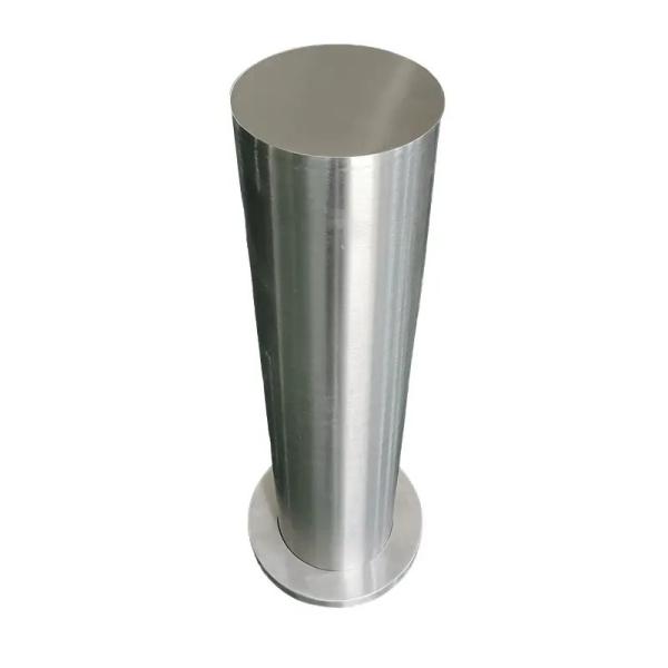 201 304 316 Bollard fixe de circulation en acier inoxydable avec couverture décorative épaisseur personnalisée