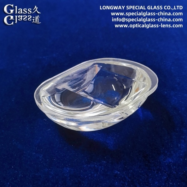 Durable Polishing High Power Led Glass Lenses From Borosilicate Glass 3.3