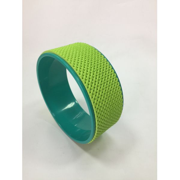 Eco Friendly Fitness Massage Foam Roller Yoga Wheel With Non Slip Surface