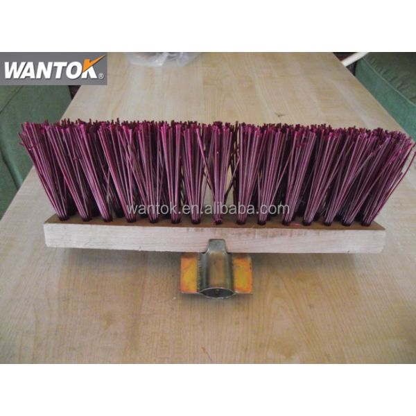 4IN Bristle Length Heavy Duty Wooden Hand Floor Cleaning Broom Brush