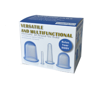 Anti Cellulite Body Massage Silicone Cupping Therapy Set 6.8 5 3.6 1.5cm