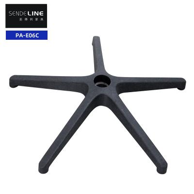 Five Claw Office Chair Base giratória com suporte lombar de nylon Five Star Foot