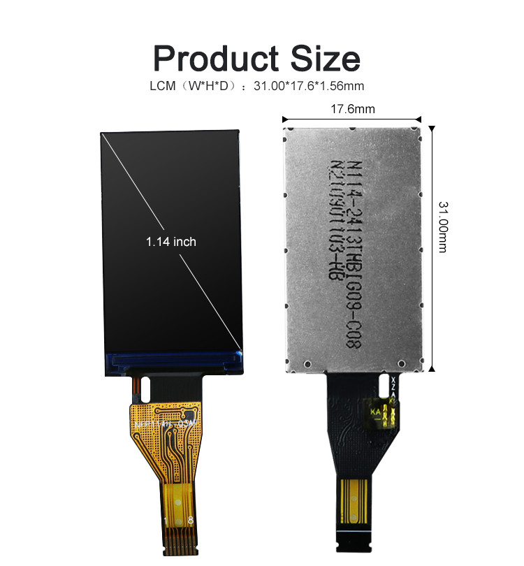 Polcd 135X240 1,14-дюймовый ЖК-дисплей Raspberry Pi Spi Lcd ST7789V медицинский ЖК-дисплей
