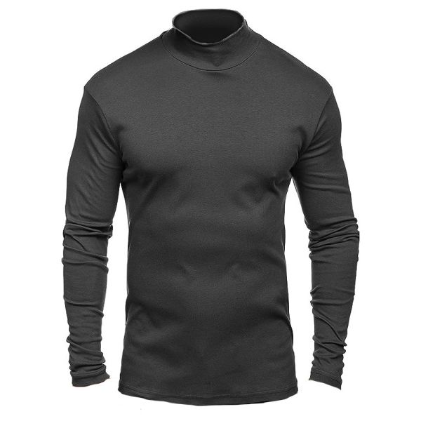 Men's Long-Sleeved T-Shirt Pullover Undershirt Support 7 Days Sample Order Lead Time