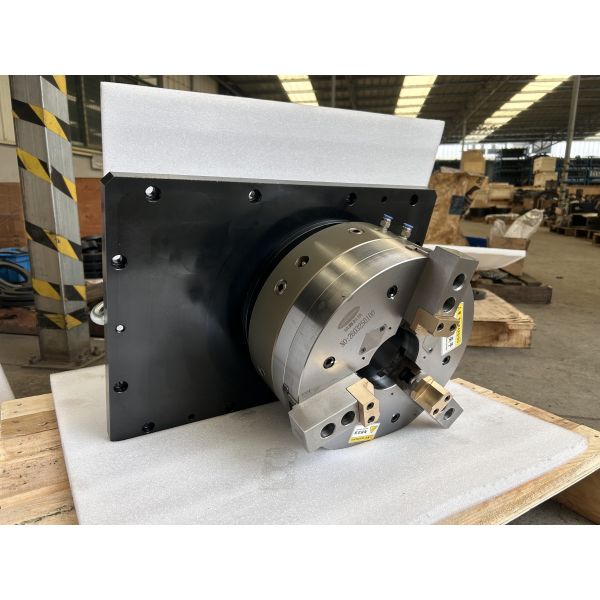 Customizable High Precision 150r/min Three-Jaw Pneumatic Rotary Chuck for CNC Lathe