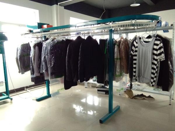 Hot Sale SS-252 Revolving Hanger Clothing Conveyor Line for Hotel,Dry Cleaners Shop,Laundry and Factory Use