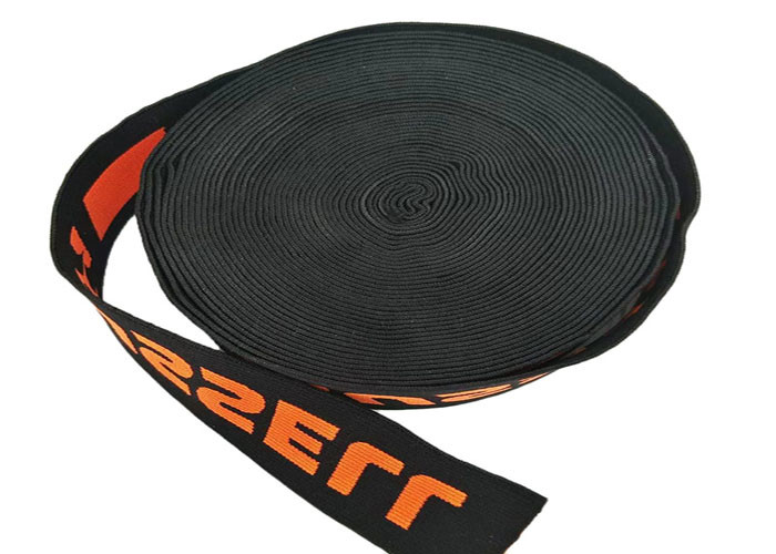 Ленты Waistband жаккарда Webbing 2 дюймов эластичные с изготовленным на заказ брендом
