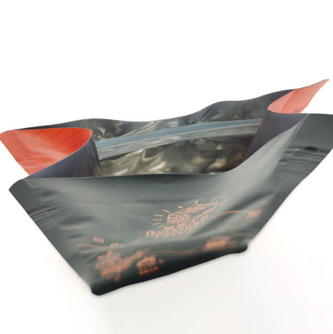 Top Zipper 250g VMPET Coffee Pouch Packaging Bags Hot Steamed Waterproof