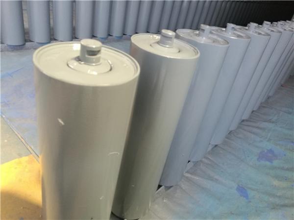 Baked Painting Industrial Steel Rollers 114mm Electric Roller For Belt Conveyor