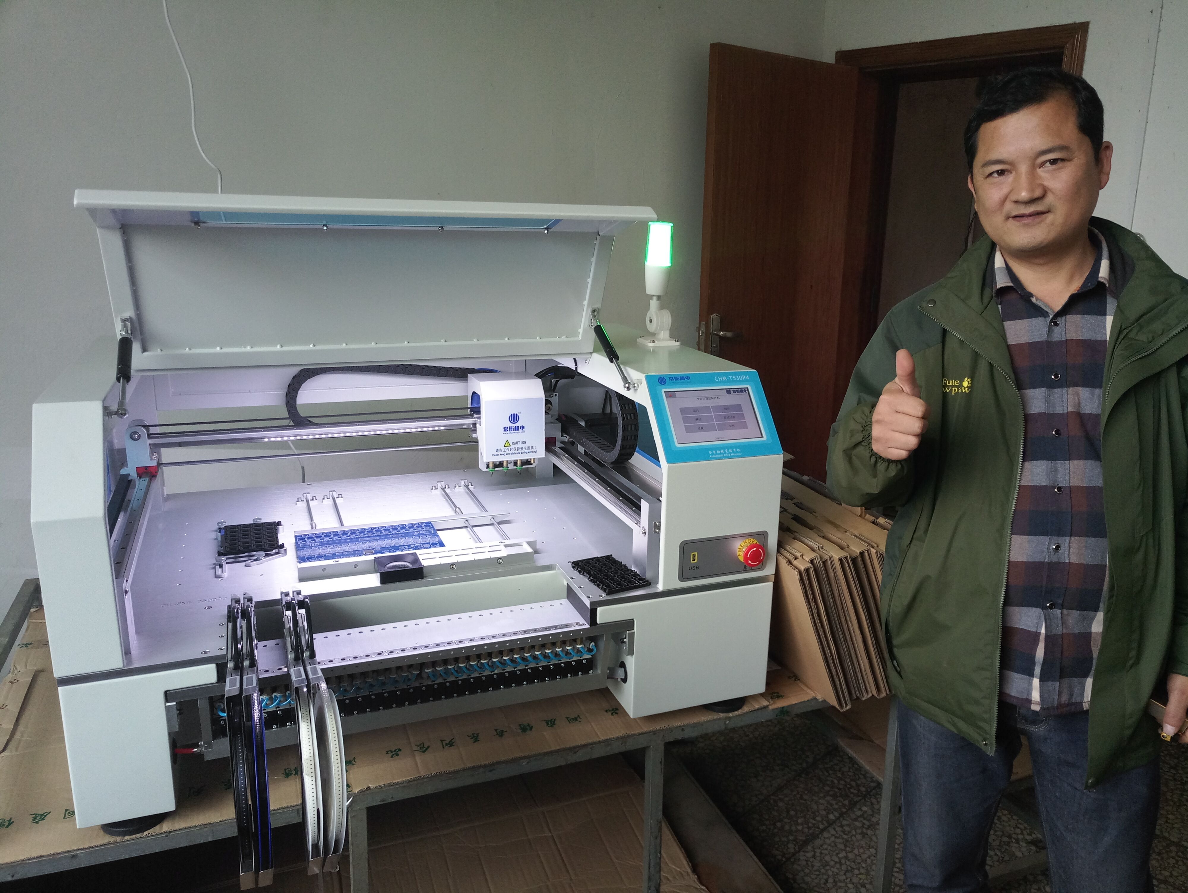 Настольный обломок Mounter SMT, печатание восковки, сборочный конвейер PCB печи Reflow T961