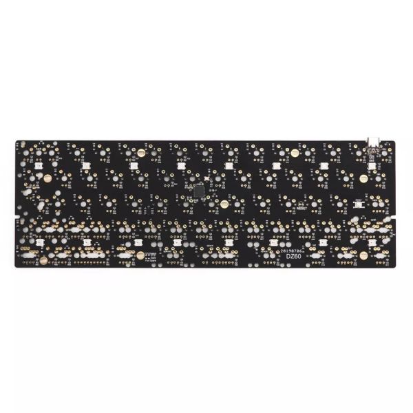 Mechanical Keyboard Pcb 60% 80% 65% 75% Rgb Hot Swap Pcba Circuit Boards With Gerber Files And Bom