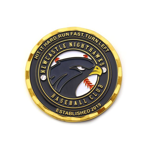 Personalized Soft Enamel Custom Metal Coin with Double Side Design and Customized Logo