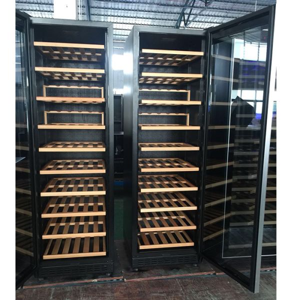 170 Bottles 450L 140w Commercial Wine Display Cooler