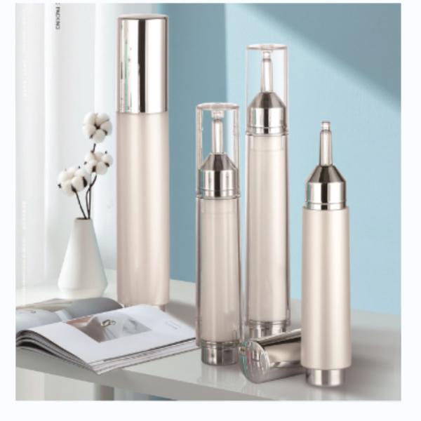 Personal Care 5ml 10ml 15ml Airless Eye Cream Bottle Syringe / Needle Applicator Bottle