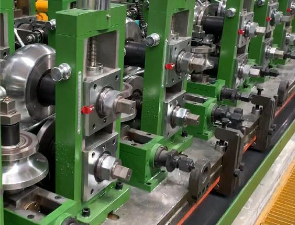 6mm Carbon Steel Tube Mill Machine 500kw PLC Control