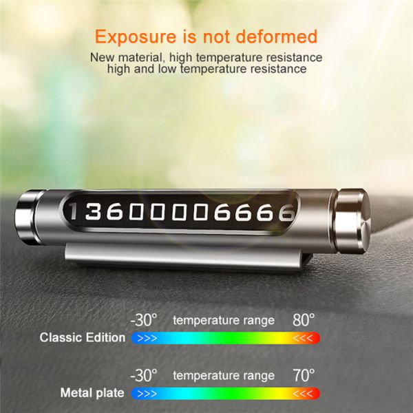 Роторный номерной знак автостоянки ПК 0.06g 26cmx5cm ABS