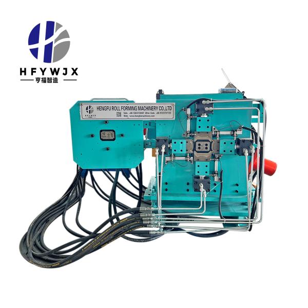 High Speed PLC Rain Gutter Roll Forming Machine With Heavy Duty Welded Frame