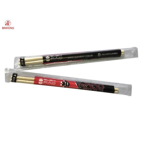 Degradable Disposable Round Bamboo Chopsticks 21cm 23cm