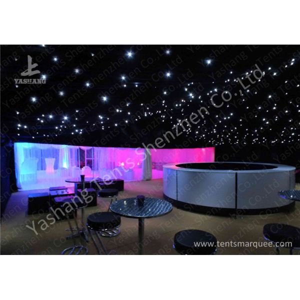 Pretty Transparent Cover Outdoor Wedding Reception Marquee Solid Anodized Aluminum Profile