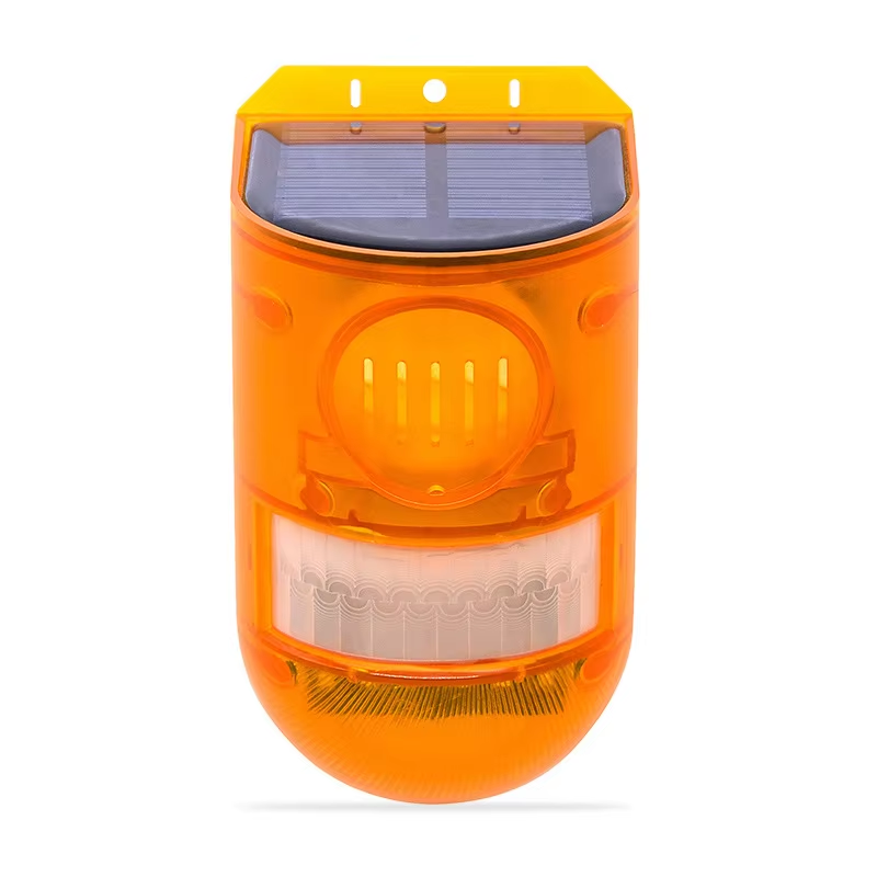 Powerful Solar Orange Induction Alarm System for Effective Home and Farmland Security