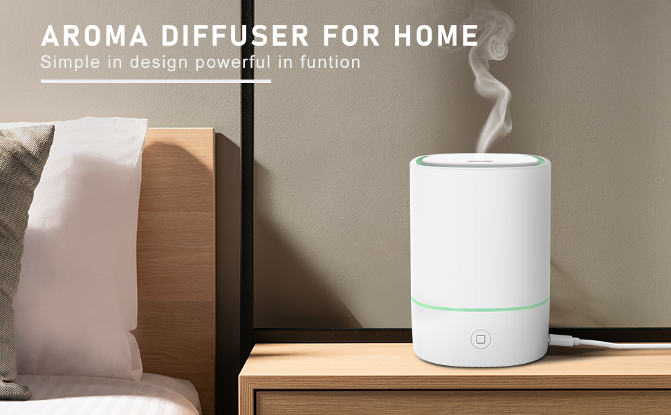 Aromatherapy Ultrasonic Air Humidifier Fragrance Hotel Machine Scent Home Essentials Room Oil Electric Aroma Diffuser