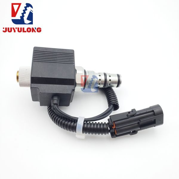 For for Excavator SY55-10 60C 75-9 pilot Safety Lock Solenoid Valve Coil Valve Stem Valve Core Assembly JUYULONG Brand 3 Months