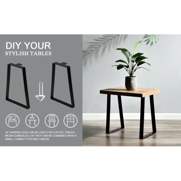 0.9mm Thickness Triangle Table Legs For Modern Stylish Kitchen Outdoor Furniture