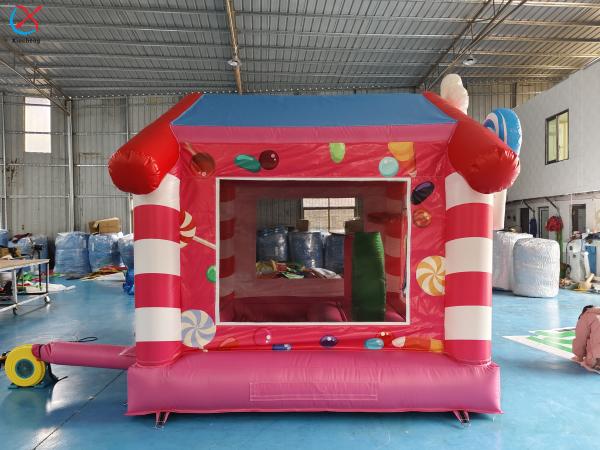 Commercial Grade Inflatable Bounce House Candy House Inflatable Jumping Castle