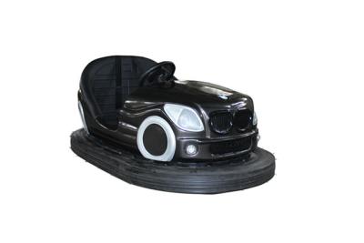 Black Battery Operated Bumper Cars Strong Fiberglass Material Shopping Mall Use