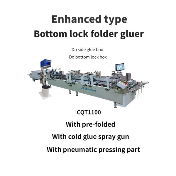 CQT1100 Enhanced Type Automatic Folding Gluing Machine for Consistent Performance