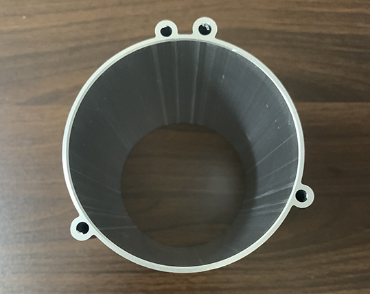6063-T5 Aluminum Pipe CNC Machining Components With Hole