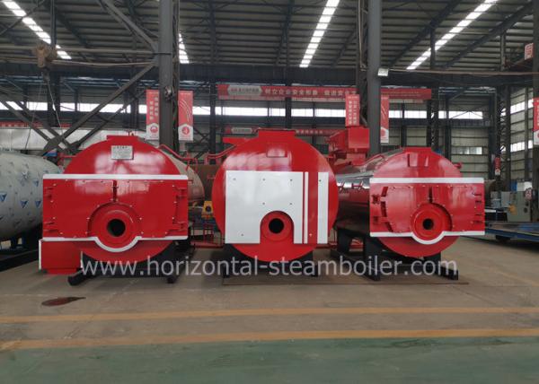Óleo de caldeiras industrial de 1 toneladas horizontal do vapor - fornalha ateada fogo da água quente a favor do meio ambiente