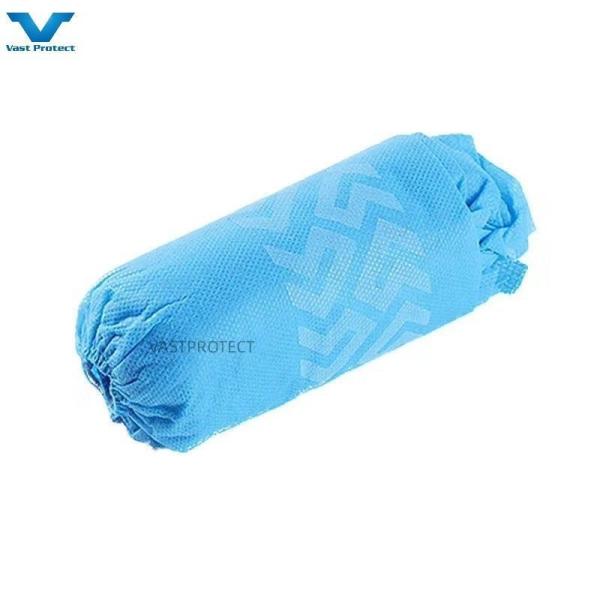 Directly Supply Disposable PP Shoe Cover 10g Blue Anti-Slip for Workshop