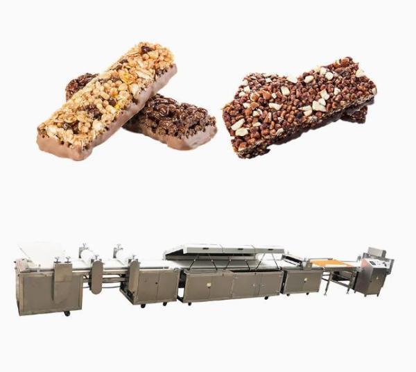 Barra de acero inoxidable automática del cereal que hace que los bocados del rectángulo de la máquina forman