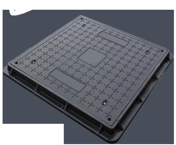Lockable with Key SMC Manhole Covers Black Corrosion Resistance Chemical and Rust Resistant