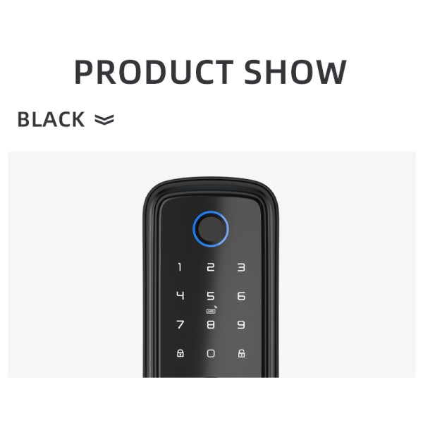 YAGU Hot Selling Supplier Deadbolt Door Lock Ttlock Tuya Smart Locks for Front Door Wi-Fi Keyless Smart Digital Door Lock